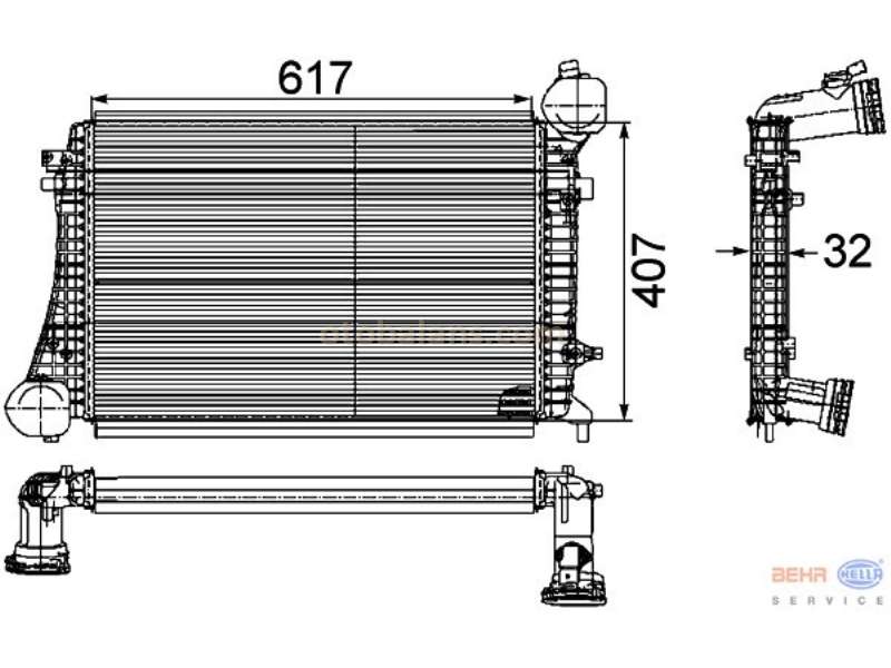 İNTERCOOLER RADYATÖRÜ